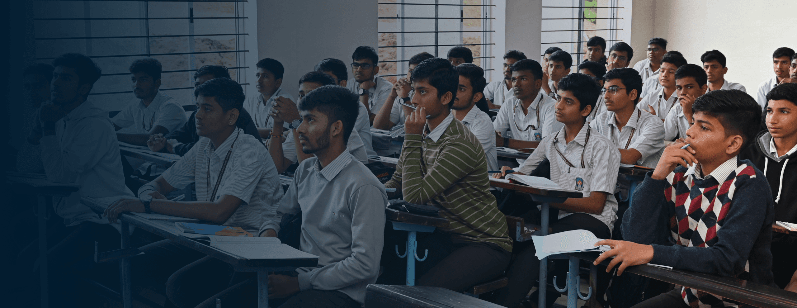 Students at VPH PU Science College, Dharwad